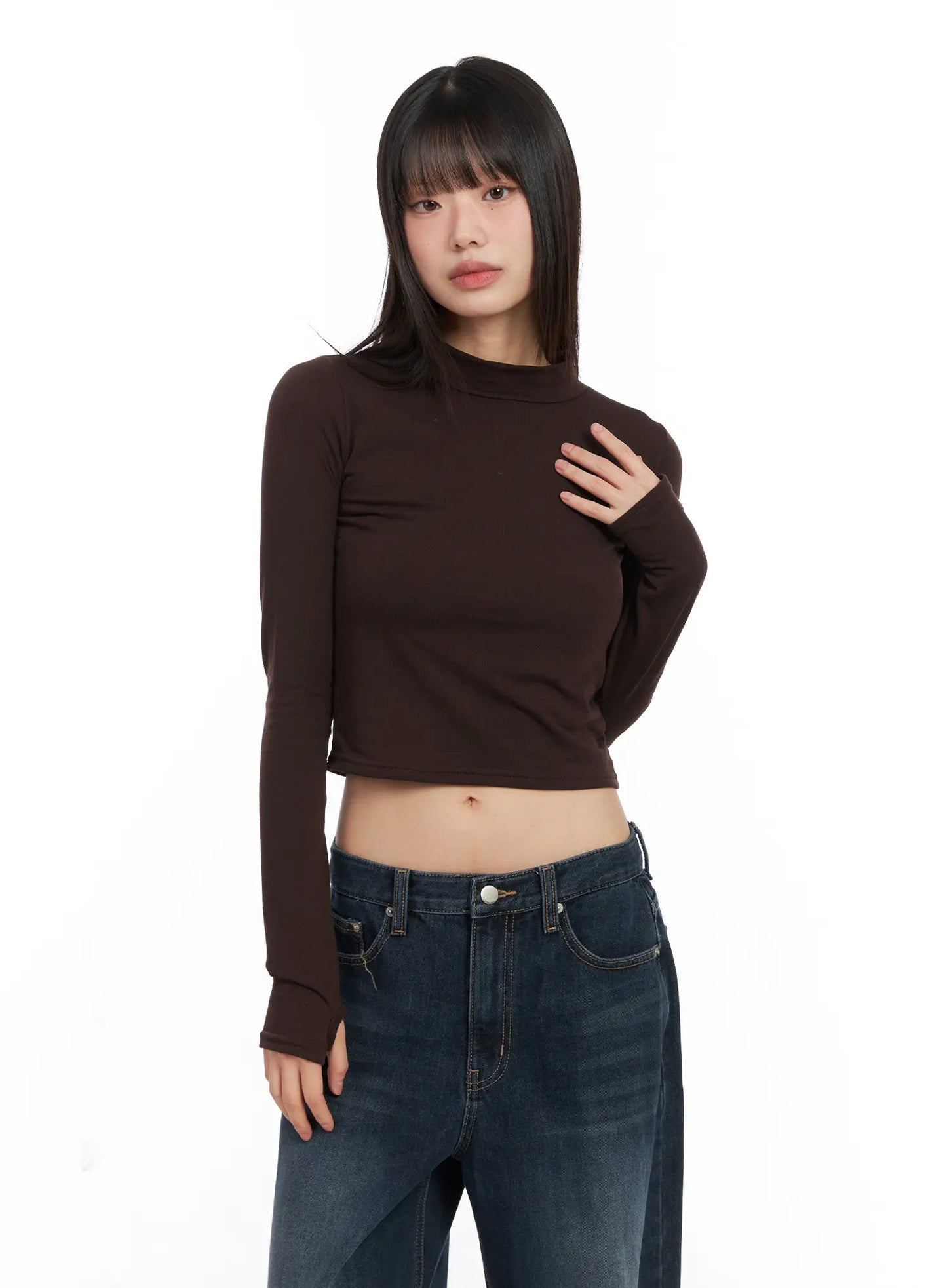 Basic Thermal Turtleneck Top CN520