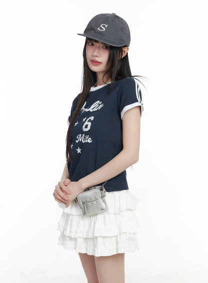 Berlin Track Ringer Tee CM524