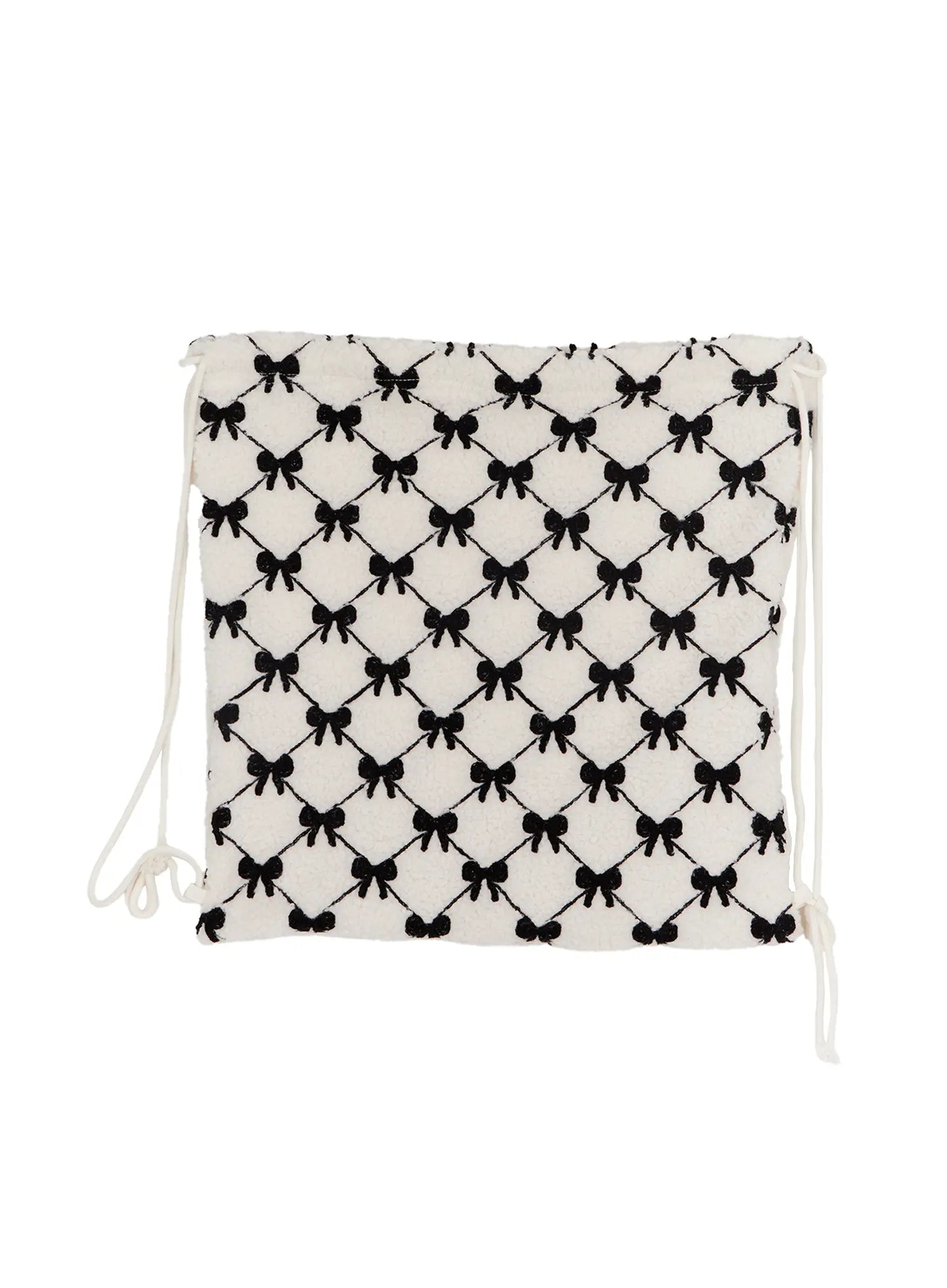 Ballet-Core Ribbon Drawstring Bag CF503