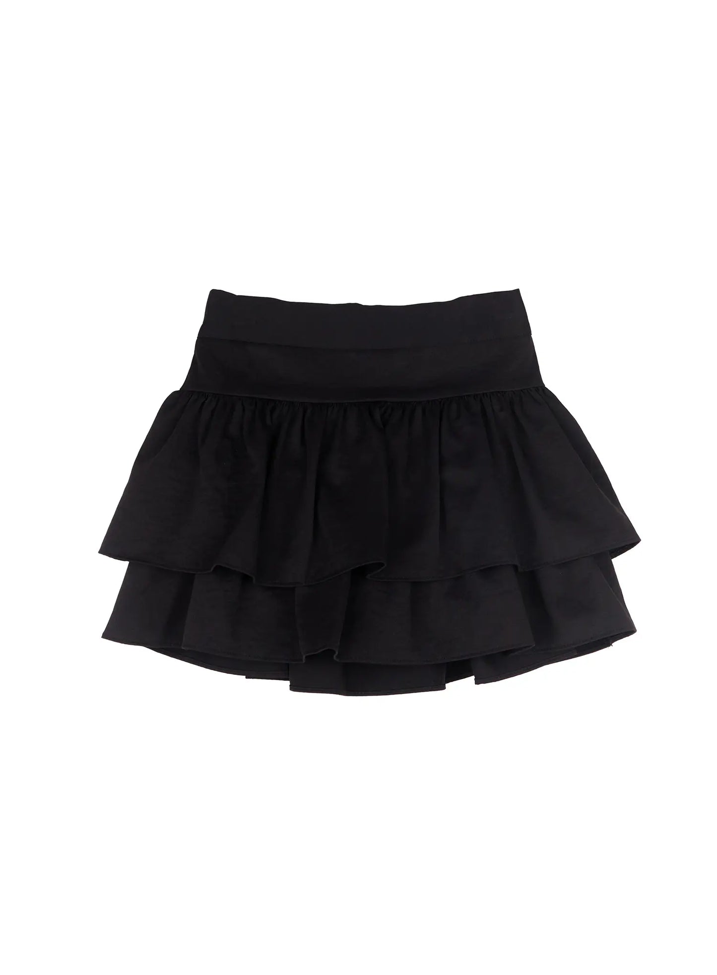 Chic Ruffled Layered Mini Skirt CJ526