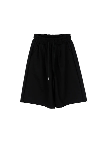 Casual Wide-Leg Bermuda Sweatshorts CG513