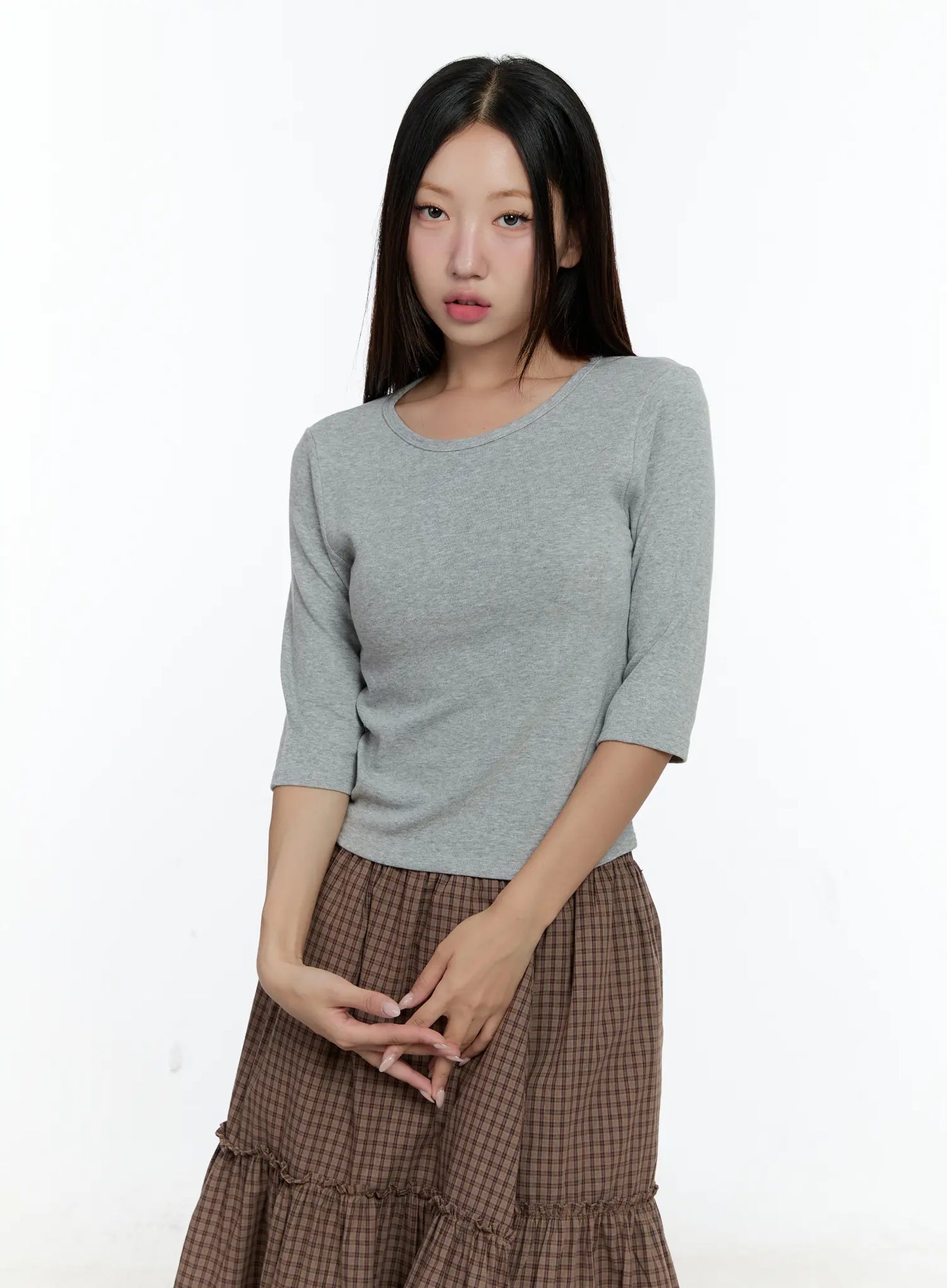 Basic 3/4 Sleeve Top CS517