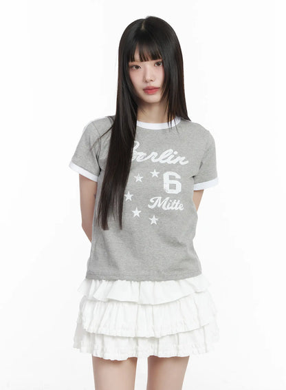 Berlin Track Ringer Tee CM524