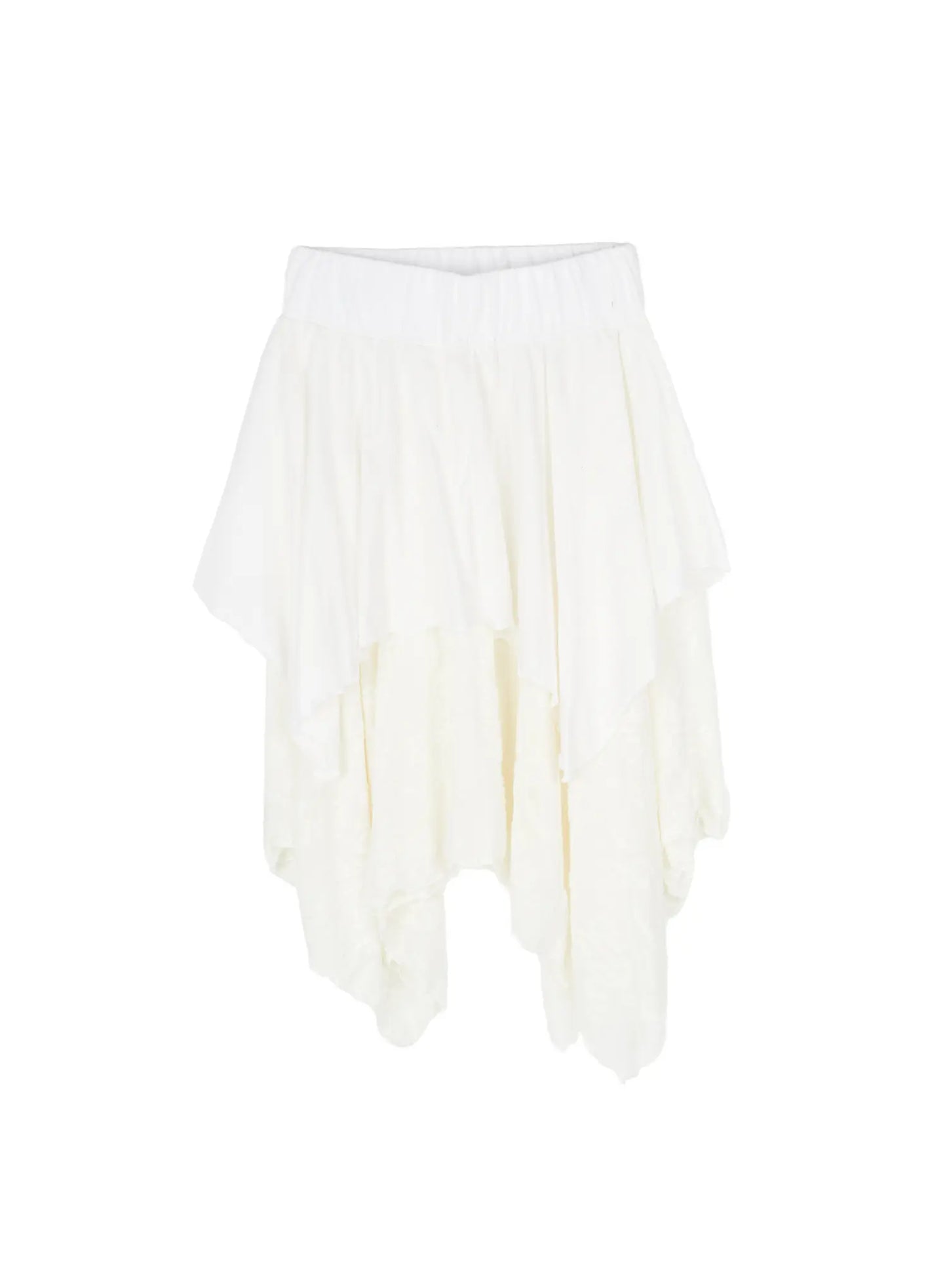 Asymmetric Floral Midi Skirt CY513