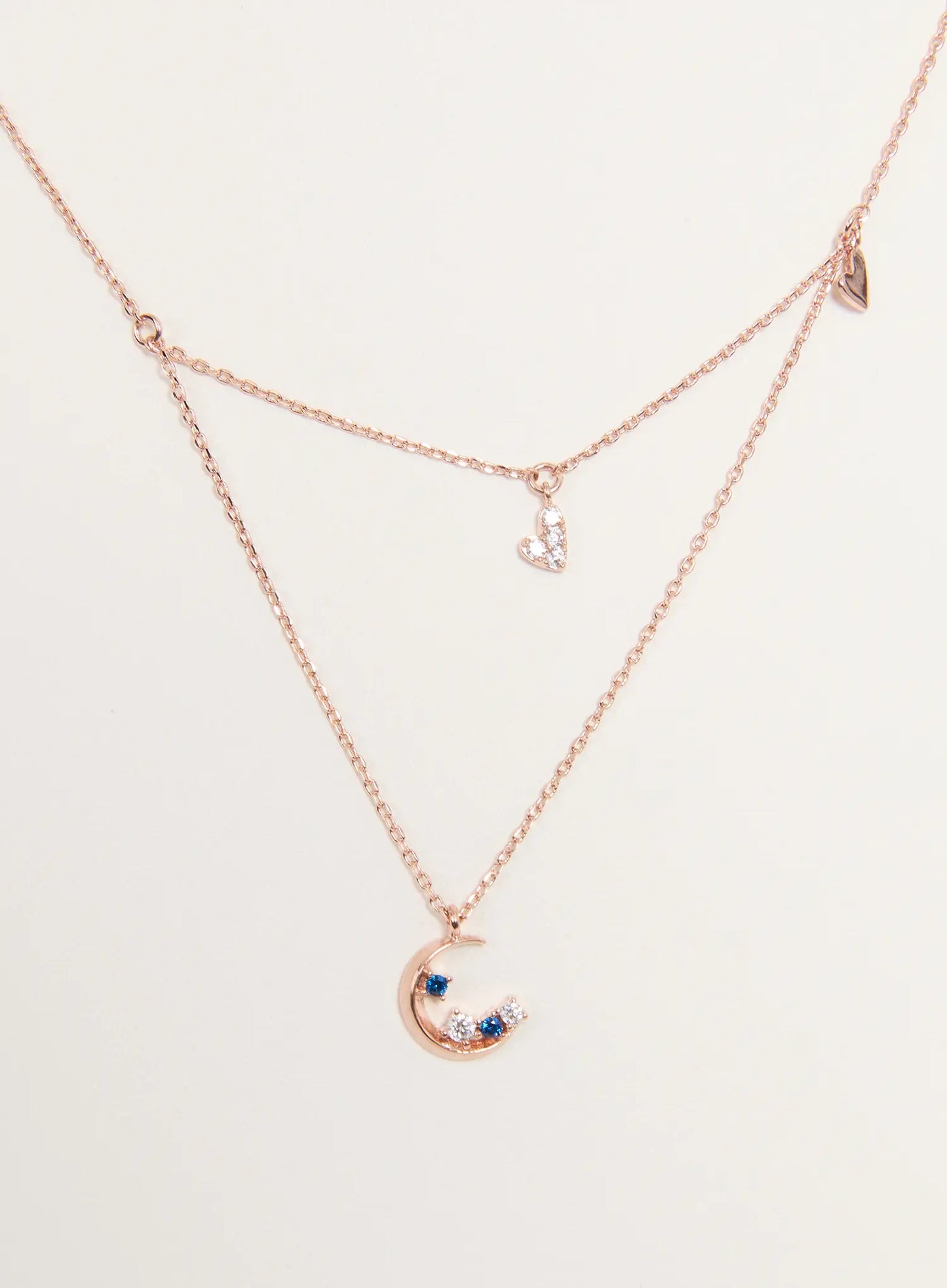 Azure Crescent Necklace IS517
