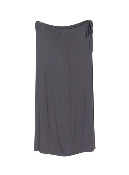 Basic Drawstring Maxi Skirt CU517