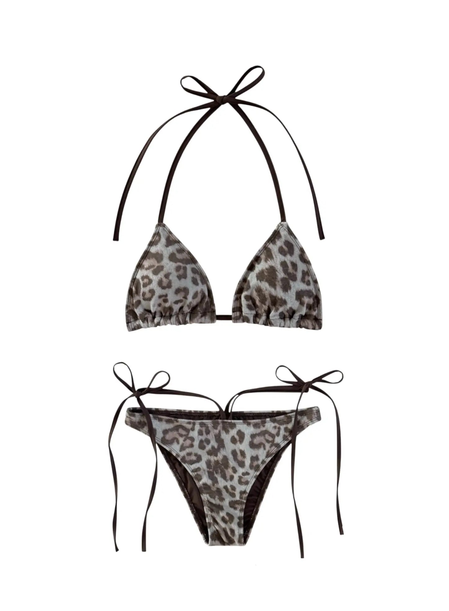 Chic Leopard Print Bikini Set IY514