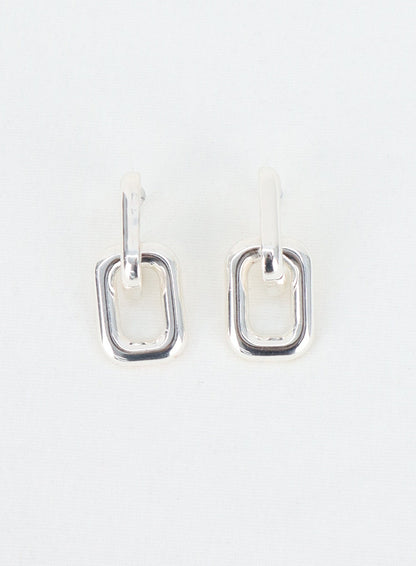Bold Square Chain Earrings IN302