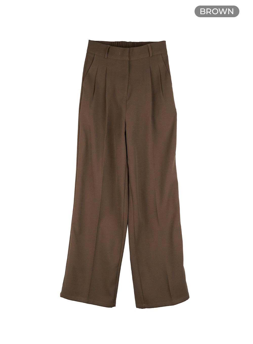 Banded Pintuck Wide Leg Pants OG416