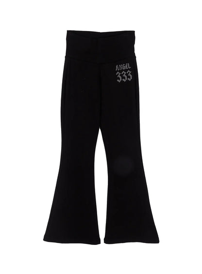 Angelic Studded Bootcut Leggings CM517