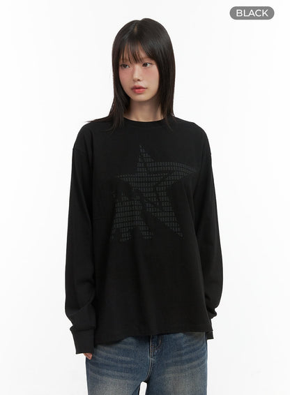 Basic Loose Fit Long Sleeve Tee CO410