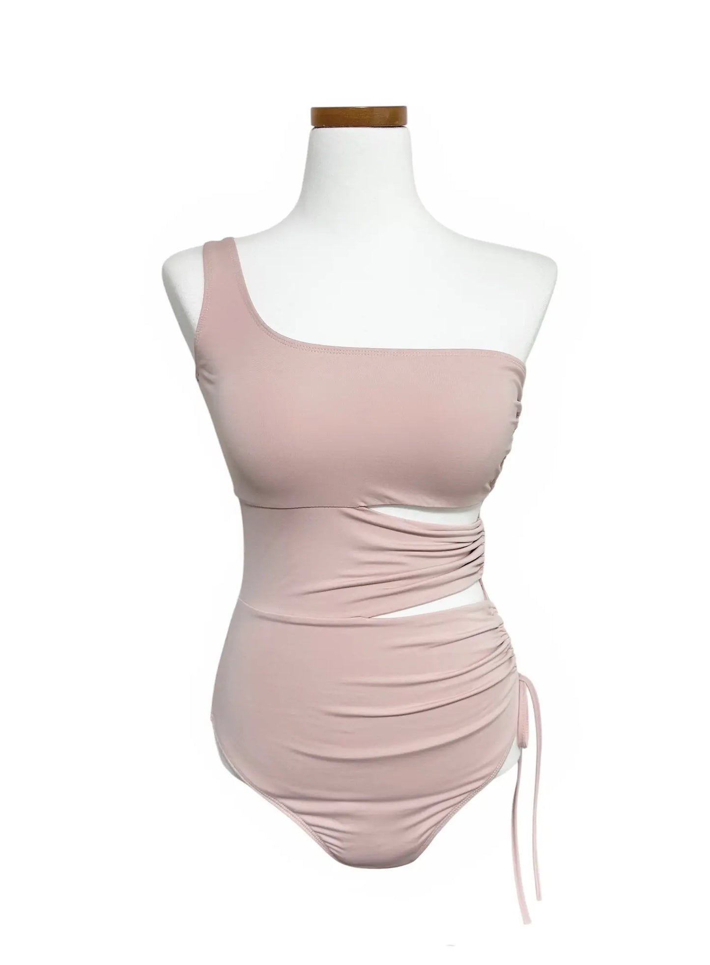 Asymmetric Strappy One Piece Swimsuit IY514