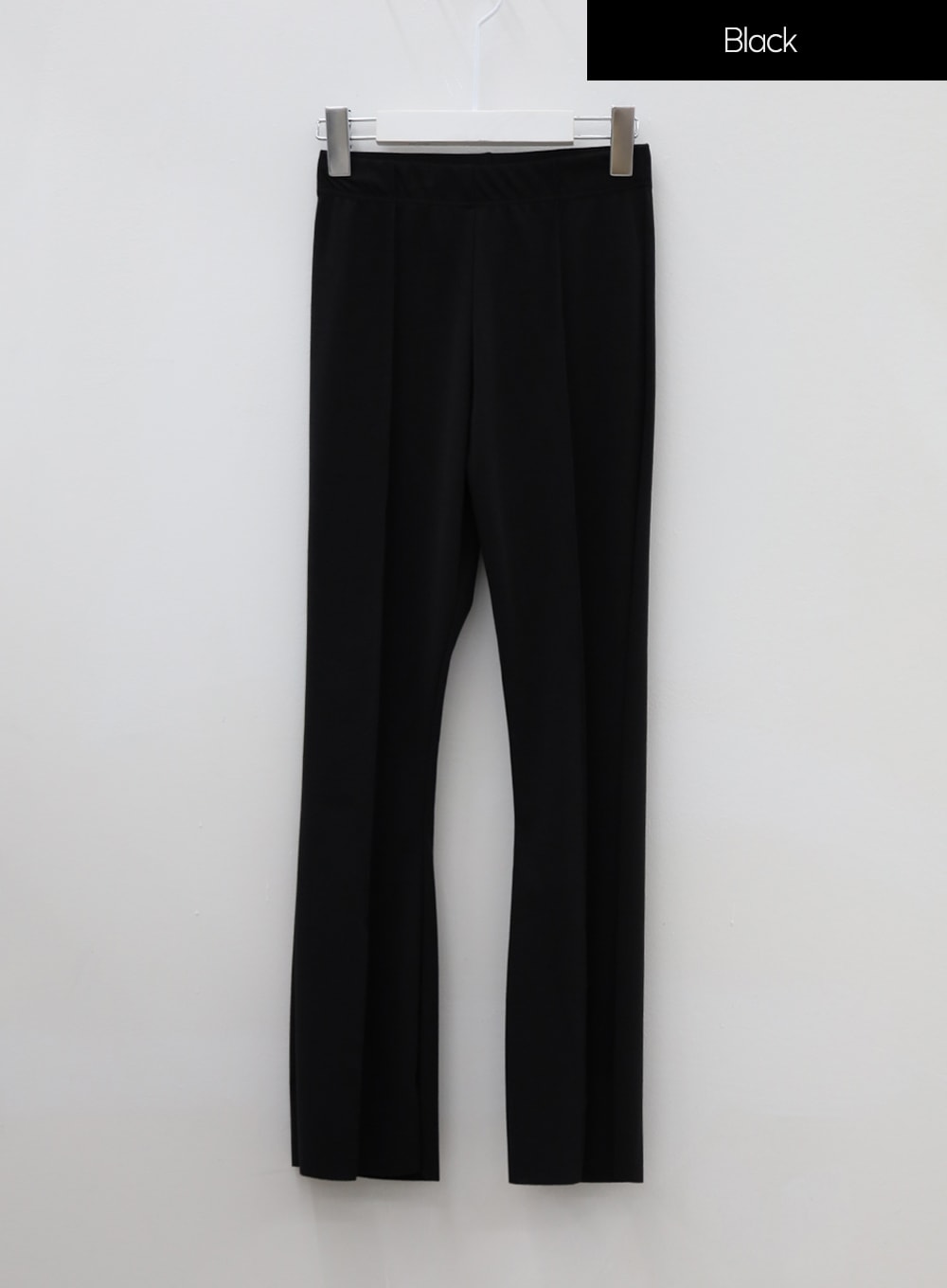 Boot-Cut Slit Banded Pants IU5
