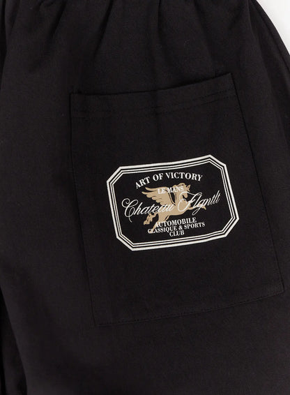 Back Pocket Detail White Pants CJ512