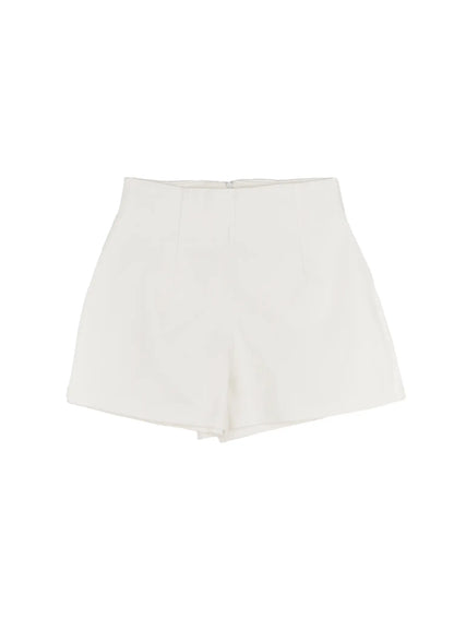 Classic High-Waist Cotton Short F502
