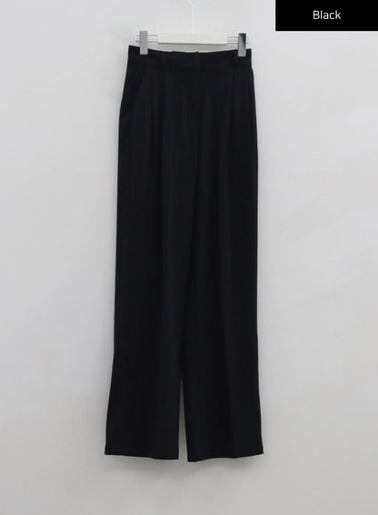 Basic Pintuck Tailored Pants CG30