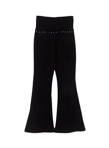 Angelic Studded Bootcut Leggings CM517