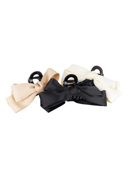 Big Double Bow Claw Clip F502