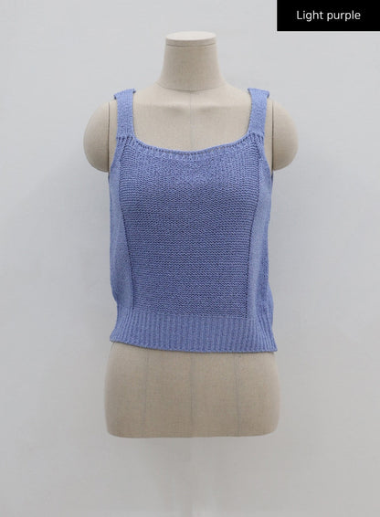 Basic Knitted Tank Top CU7