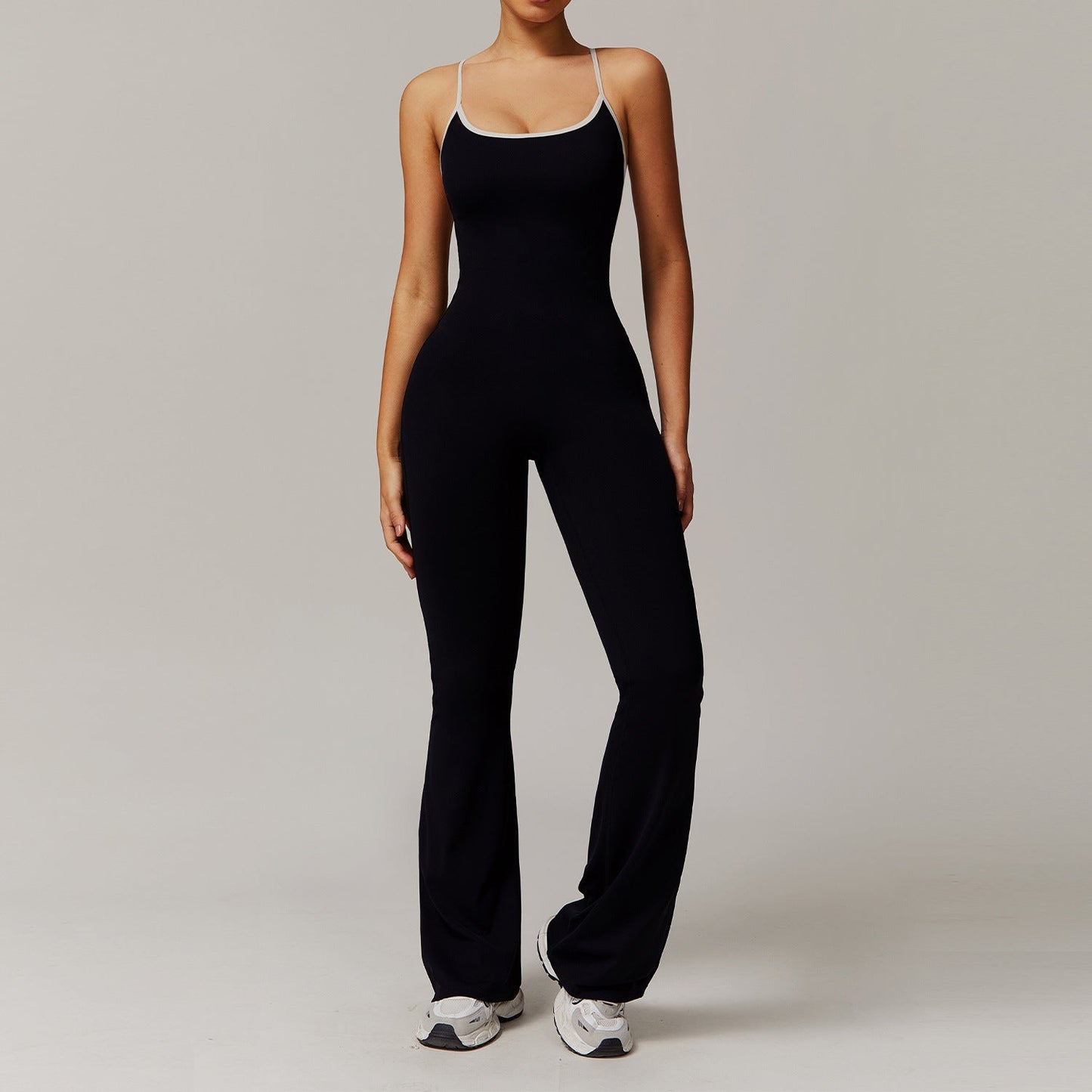 Women's Backless Yoga Fitness Jumpsuit