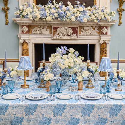 Blue Laurel Dinner & Starter Plates (Set of 8)