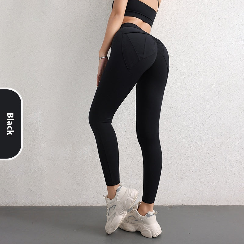 High Waist Yoga Leggings with Pockets