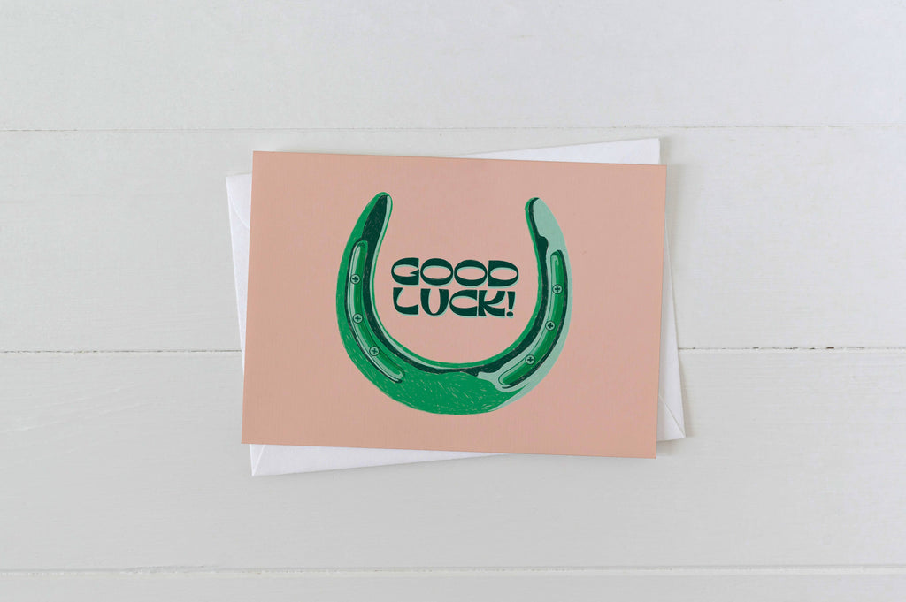 good luck greeting card