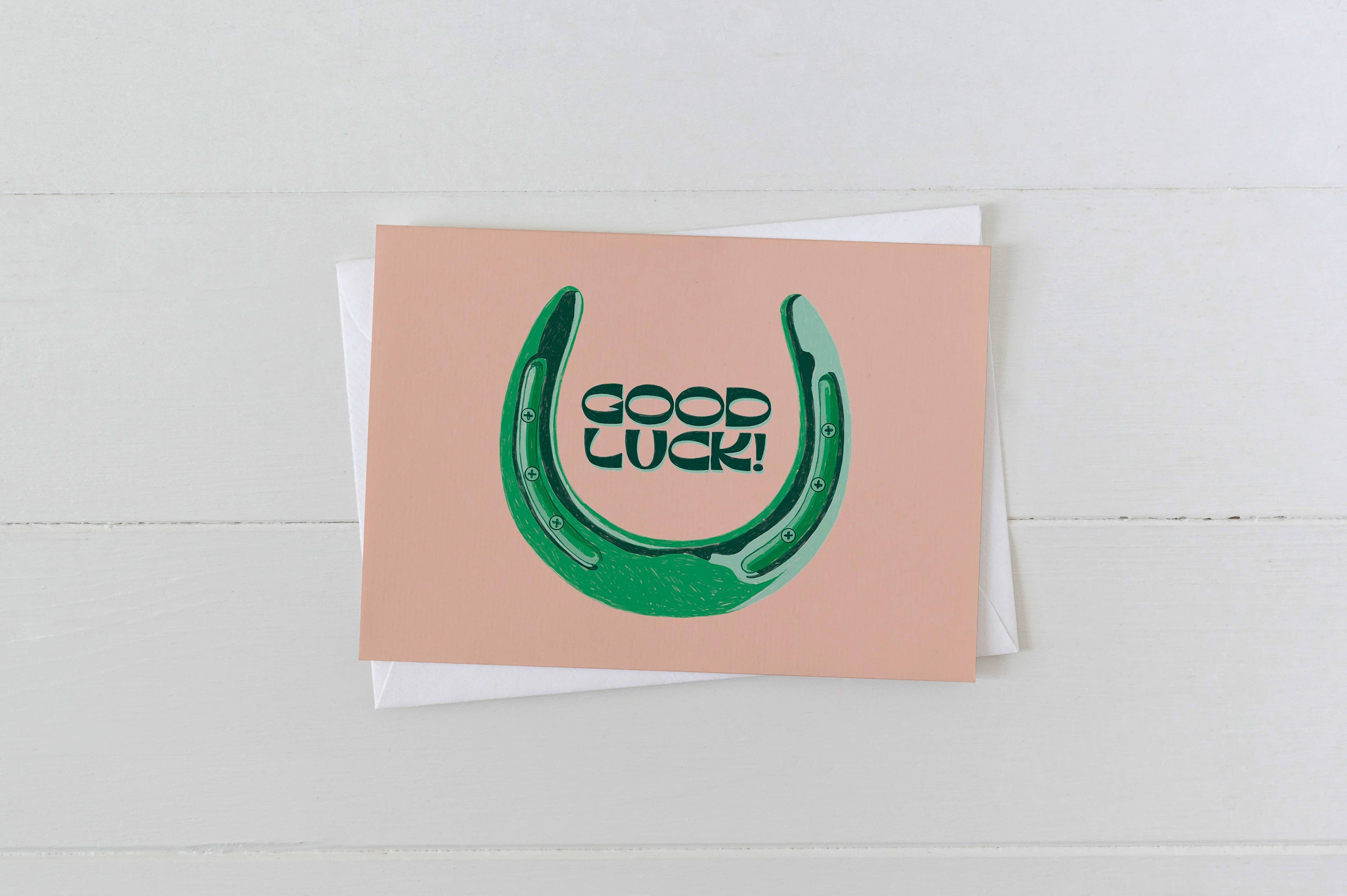 good luck greeting card