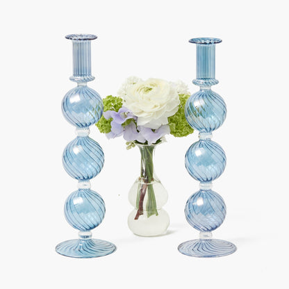 Camille Azure Candle Set (Apple Green)