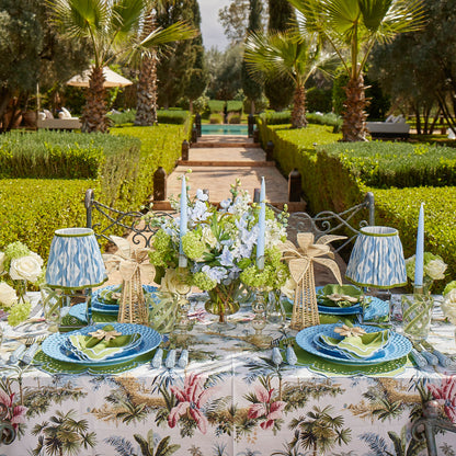 Green Fleur Napkins (Set of 4)