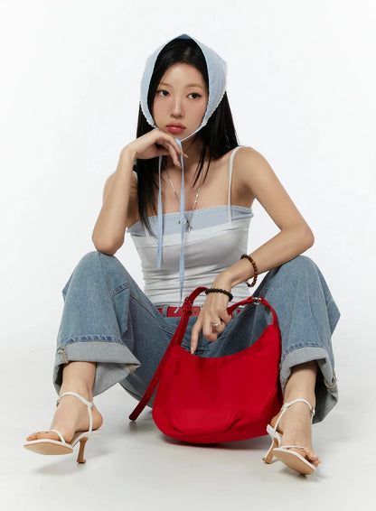 Adeya Cuffed Straight Jeans IU524