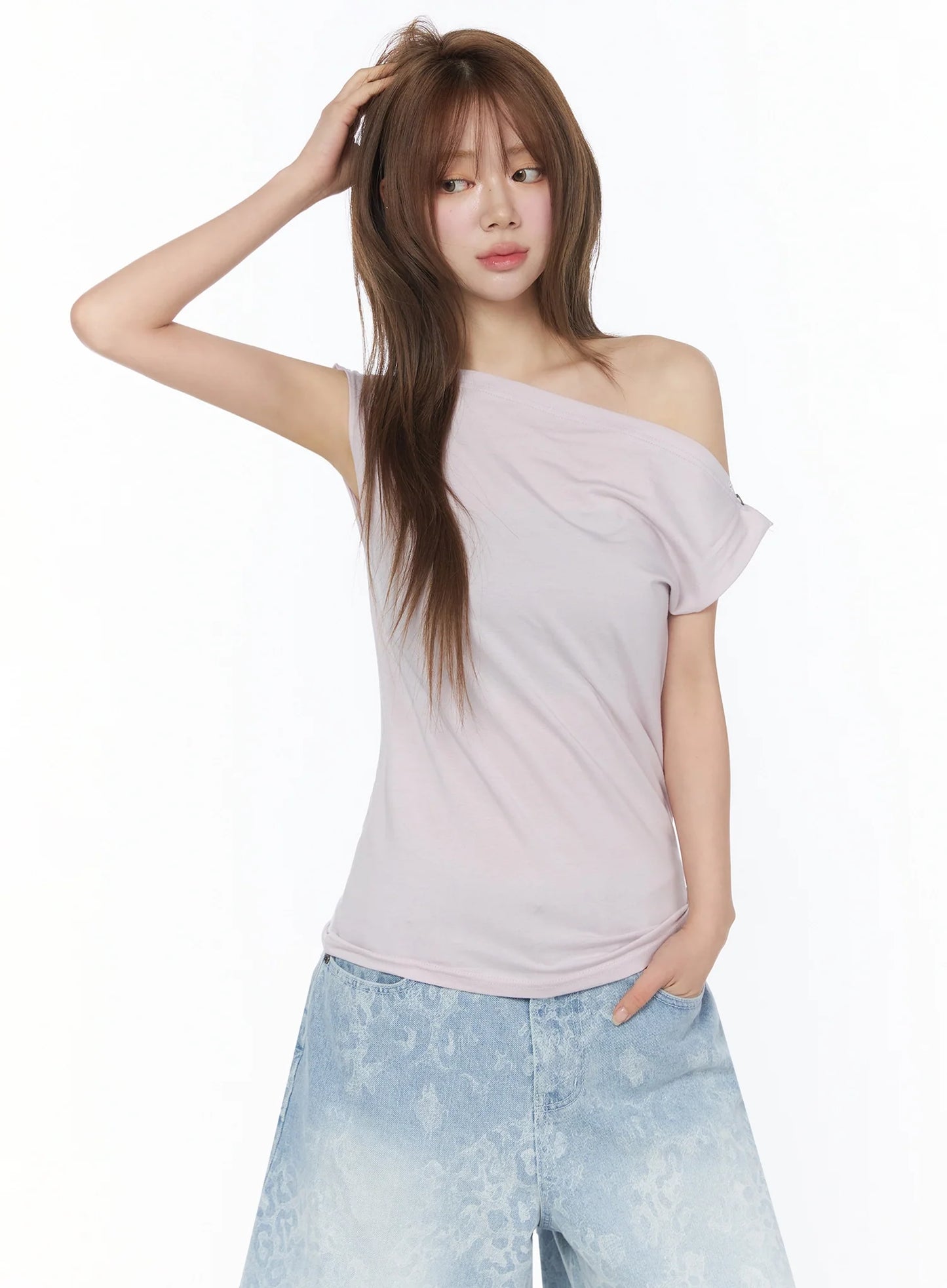 Asymmetric One-Shoulder Top IU525