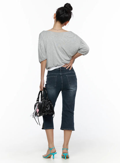 Axel Slit Capri Jeans CL510