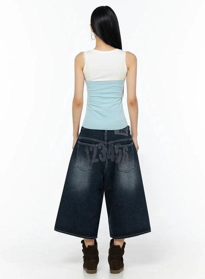 Back Print Jorts IL509