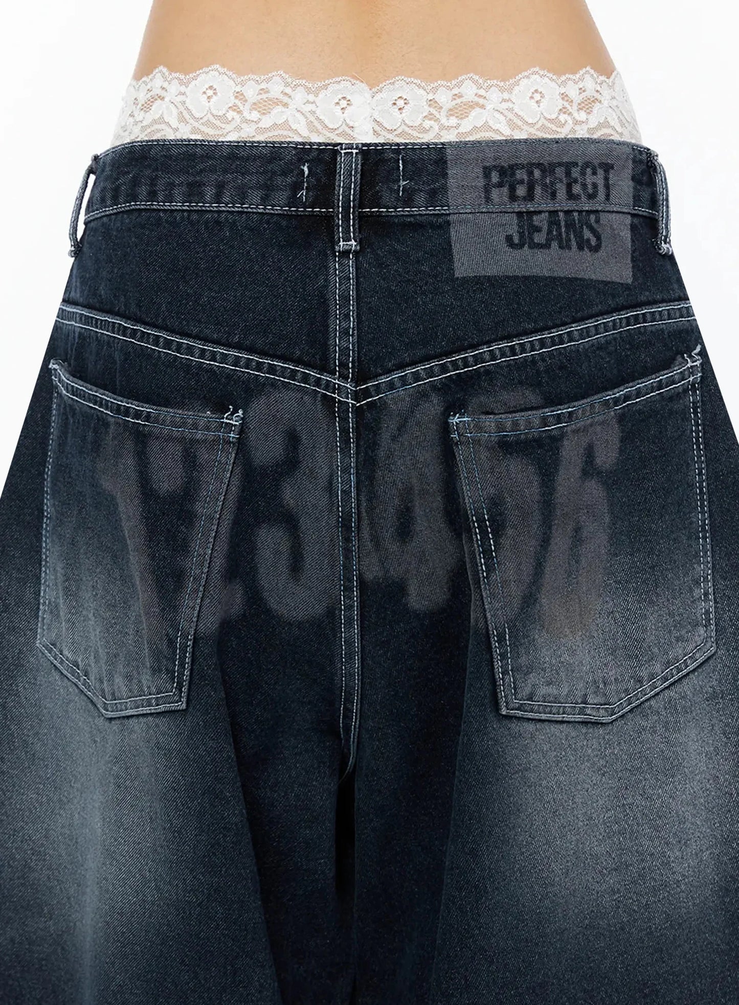 Back Print Jorts IL509