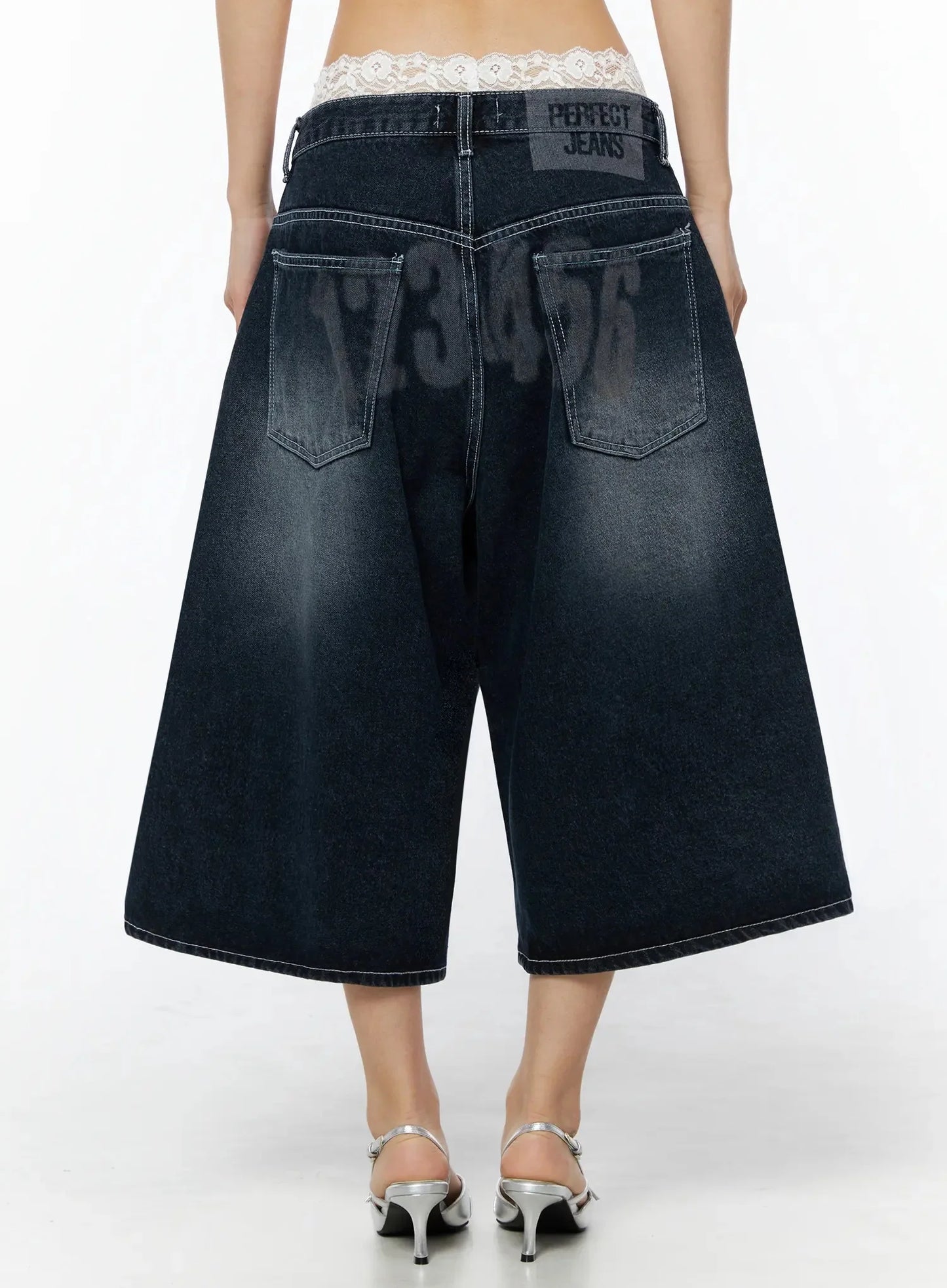 Back Print Jorts IL509