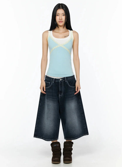 Back Print Jorts IL509