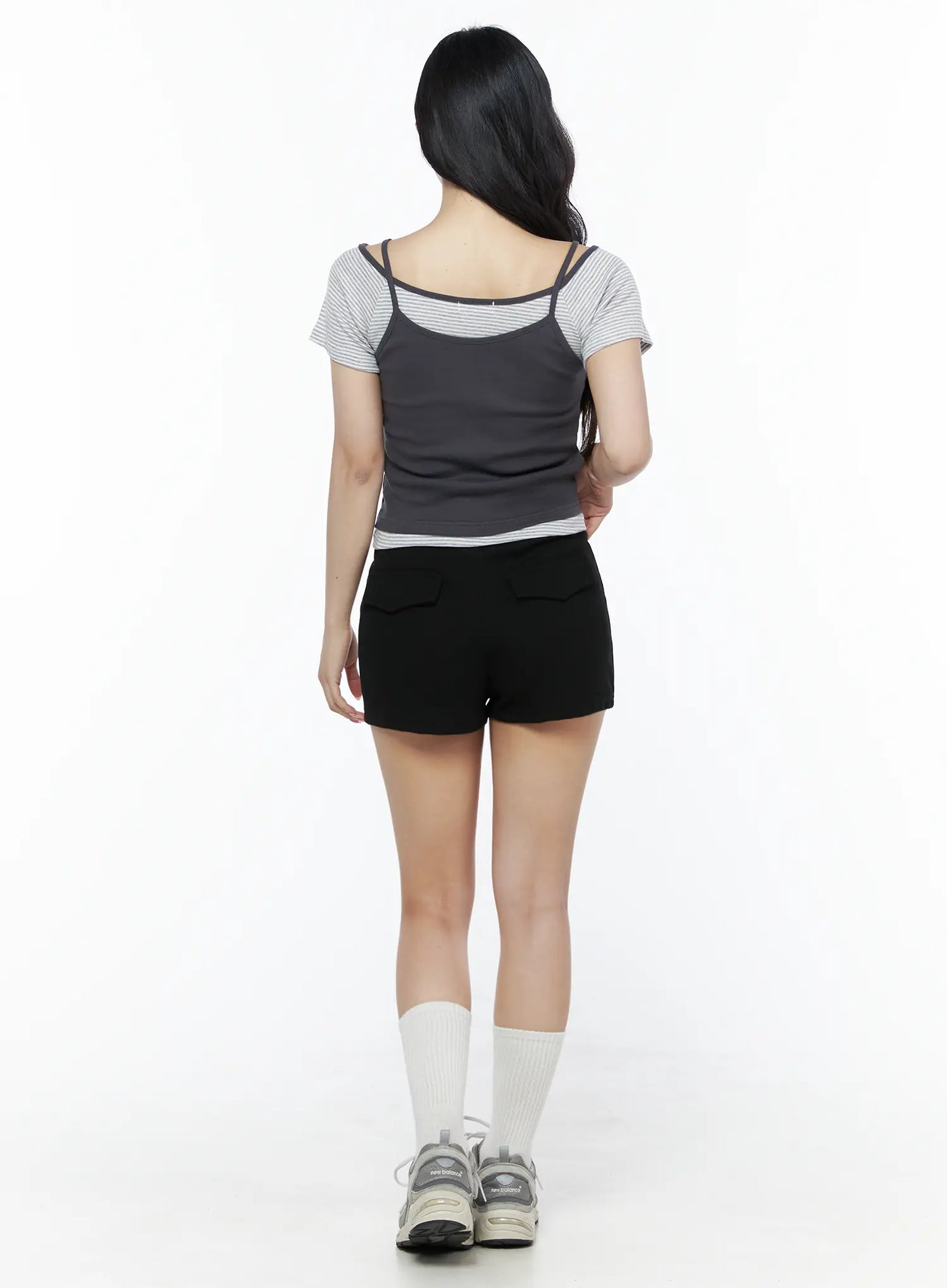Basic Drawstring Lounge Shorts IU525