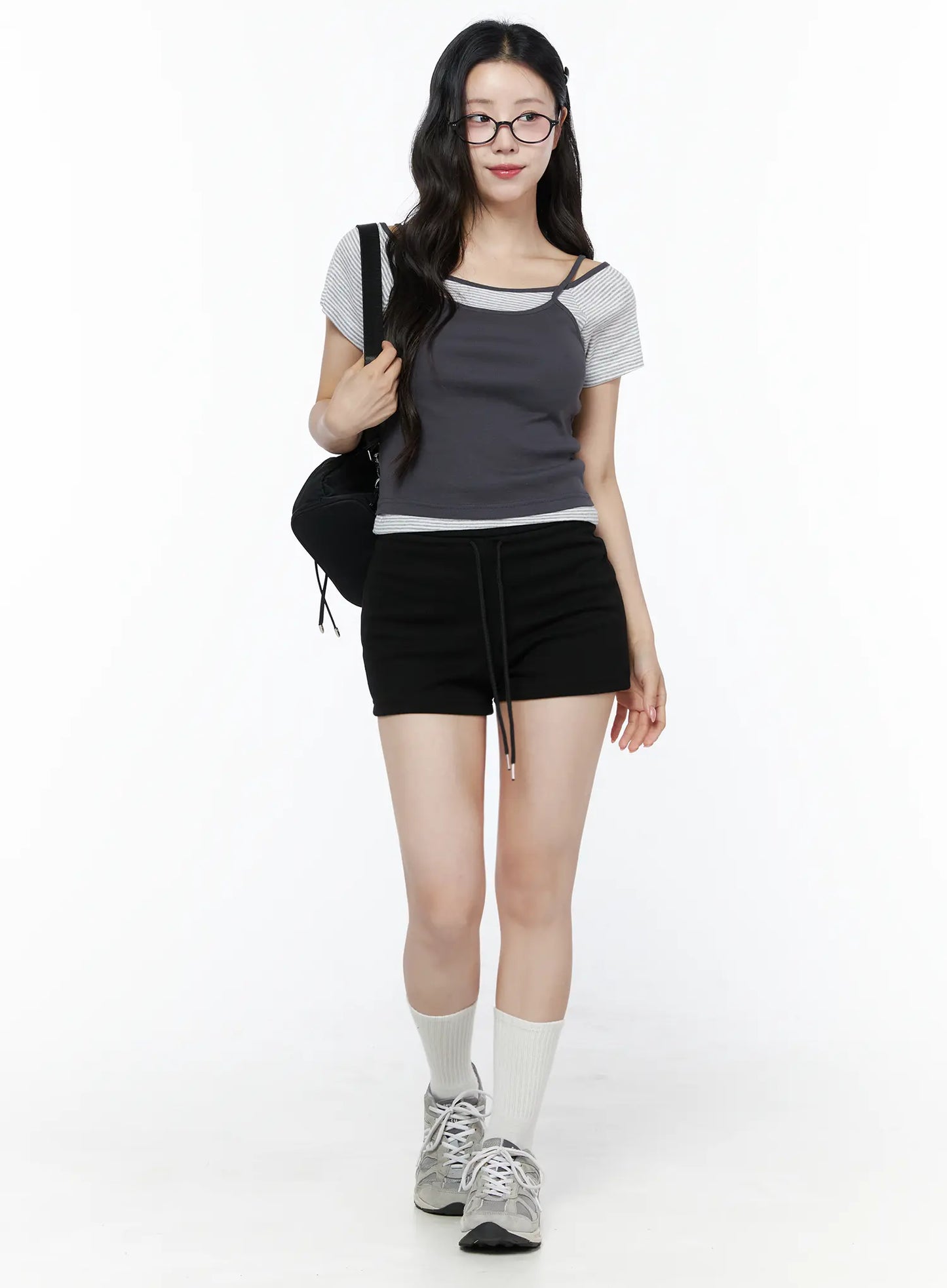 Basic Drawstring Lounge Shorts IU525
