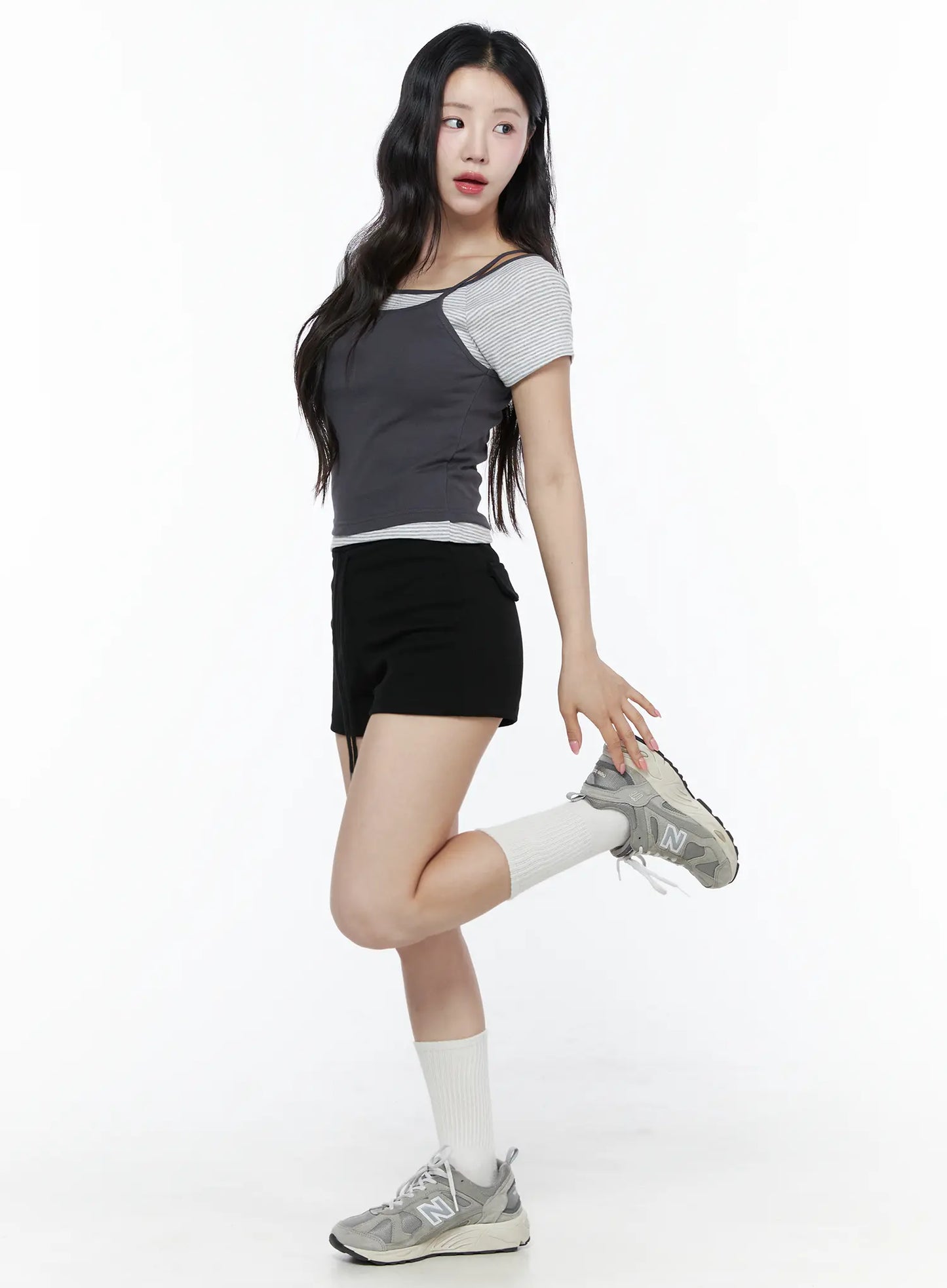 Basic Drawstring Lounge Shorts IU525