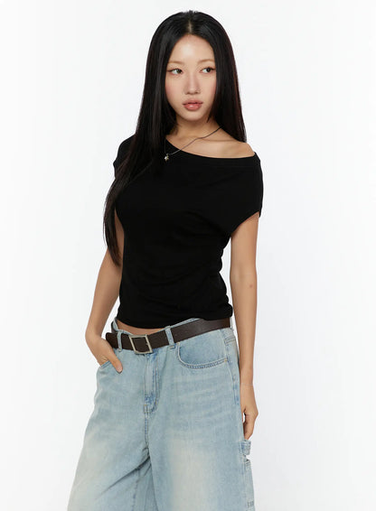 Basic One-Shoulder Top CU529