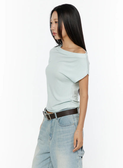 Basic One-Shoulder Top CU529
