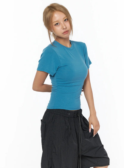 Basic Short Sleeve Top CU523