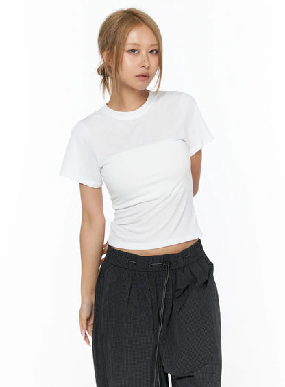Basic Short Sleeve Top CU523