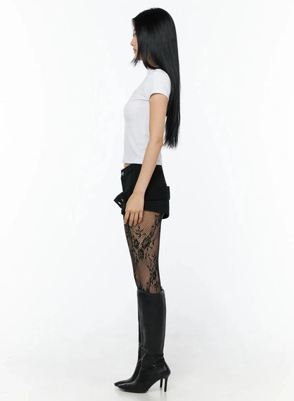 Belt Detail Micro Shorts IL509