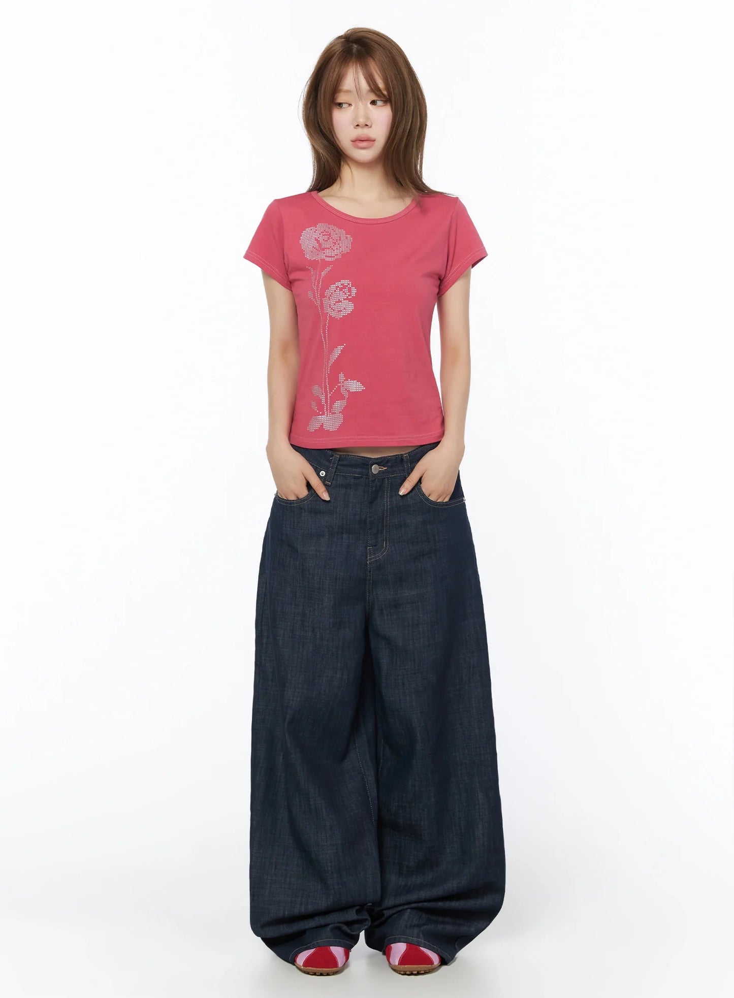 Brinny Vintage Wide-Leg Jeans IU525