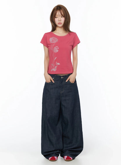 Brinny Vintage Wide-Leg Jeans IU525