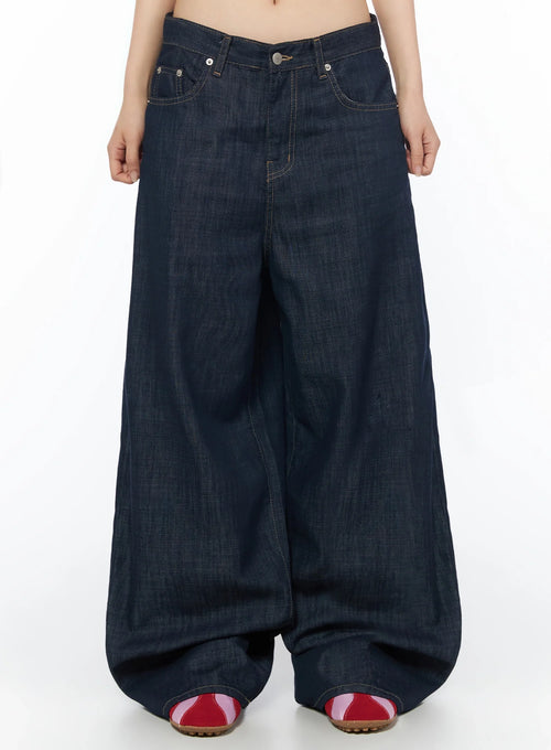Brinny Vintage Wide-Leg Jeans IU525