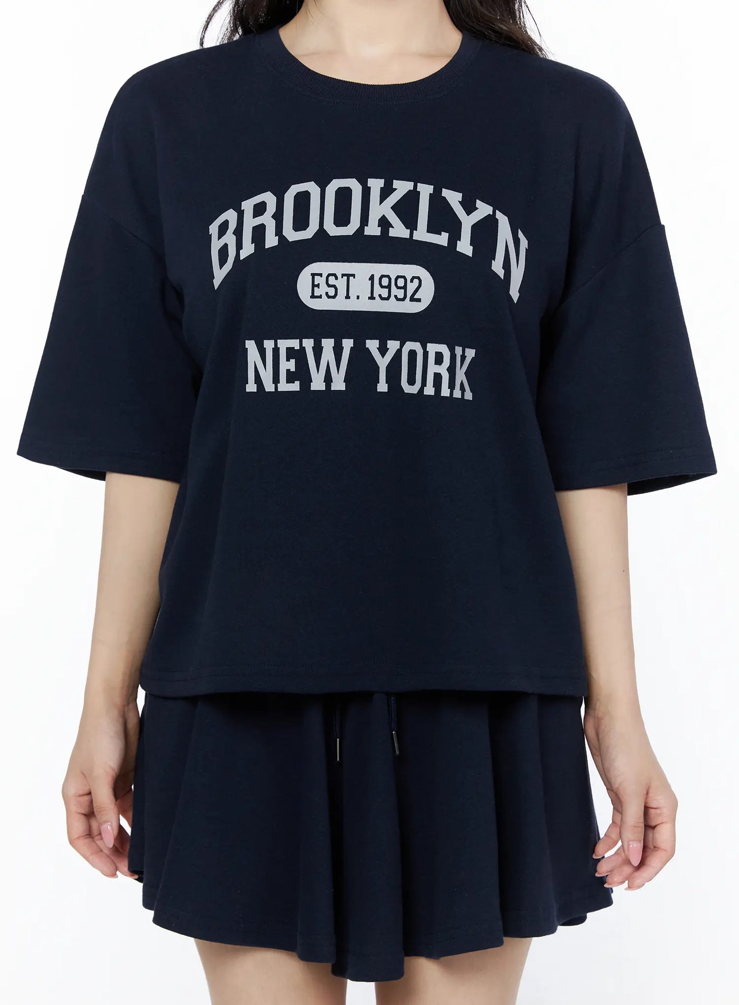 Brooklyn Grahic Tee & Mini Skort Set IU525