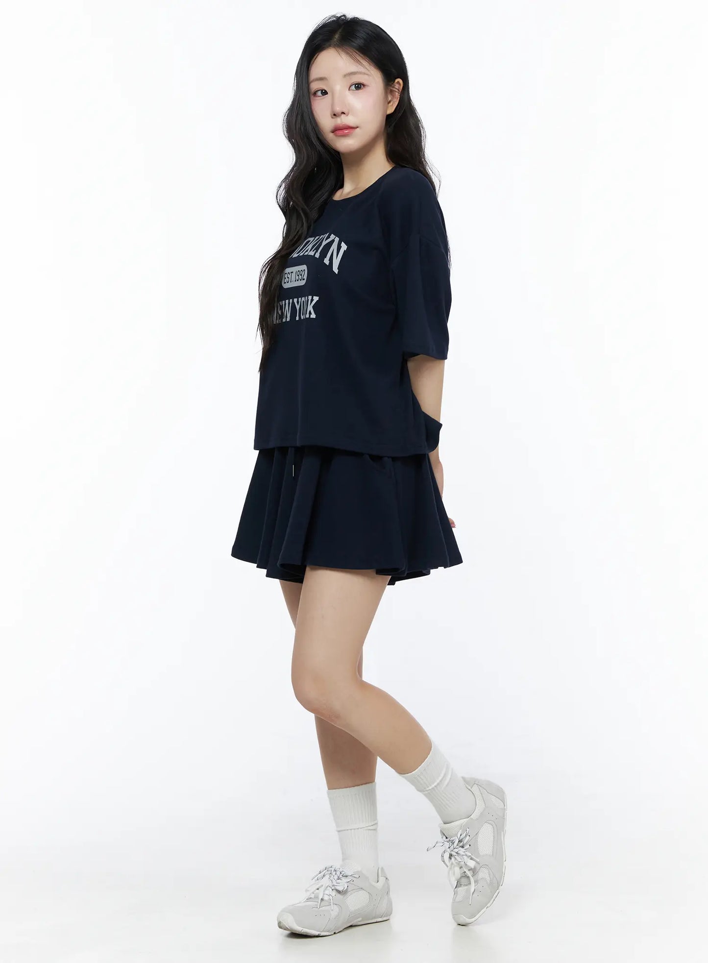 Brooklyn Grahic Tee & Mini Skort Set IU525